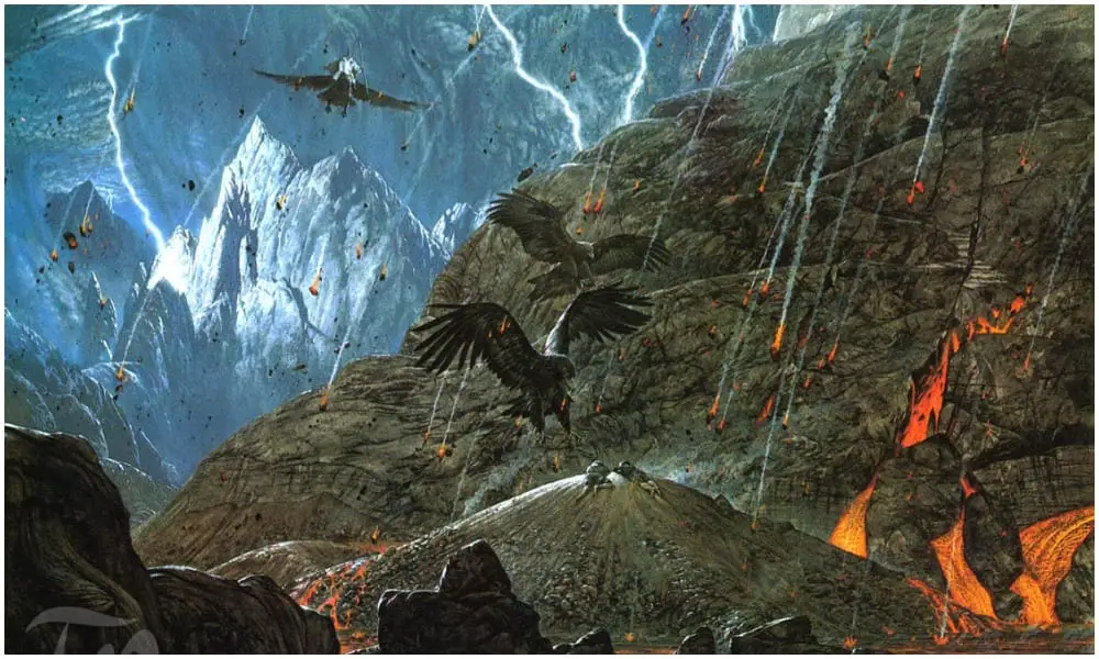 Giant Eagles Ted Nasmith - Fantasy Creatures