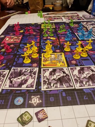 Neon Gods  Multiplayer battle board game in an 80s-style future