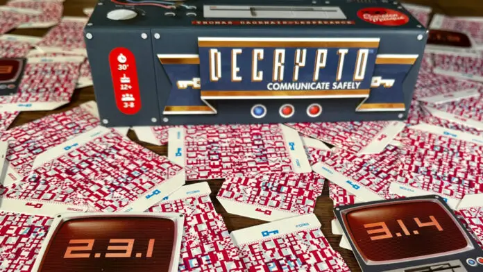 Decrypto cards on the table