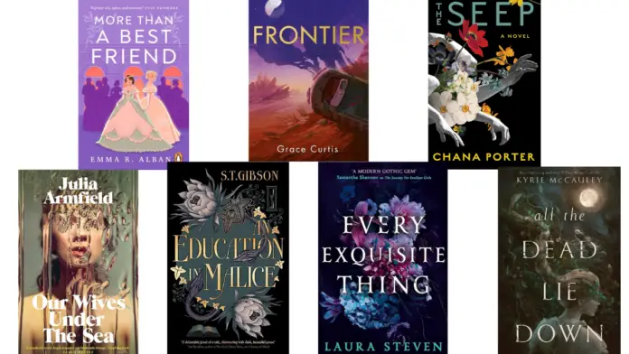 the covers for the seven sapphic books mentioned