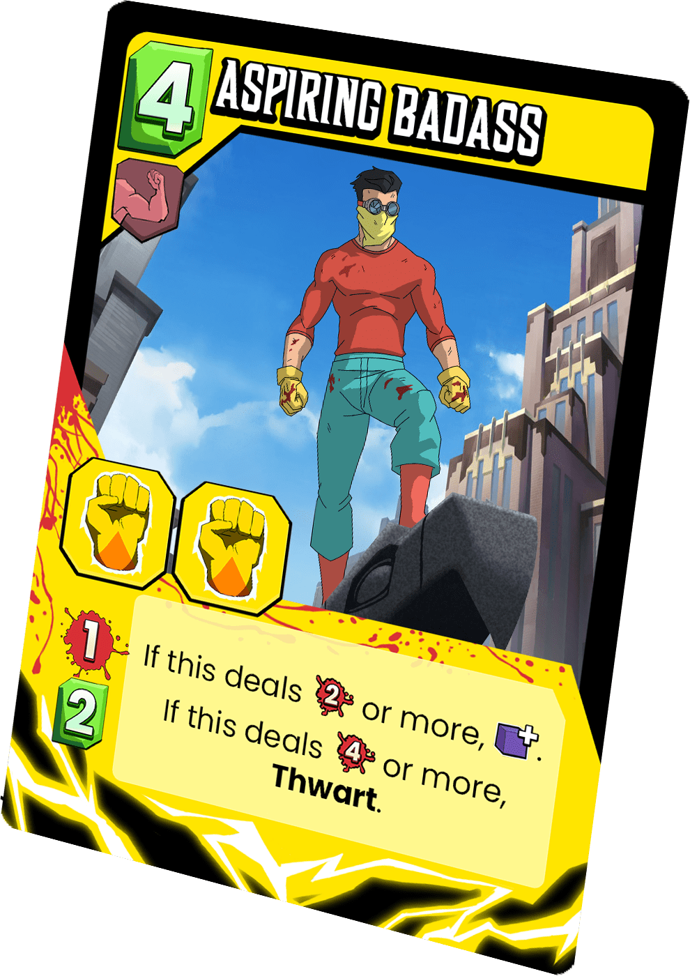 Invincible: The Hero-Building Game card