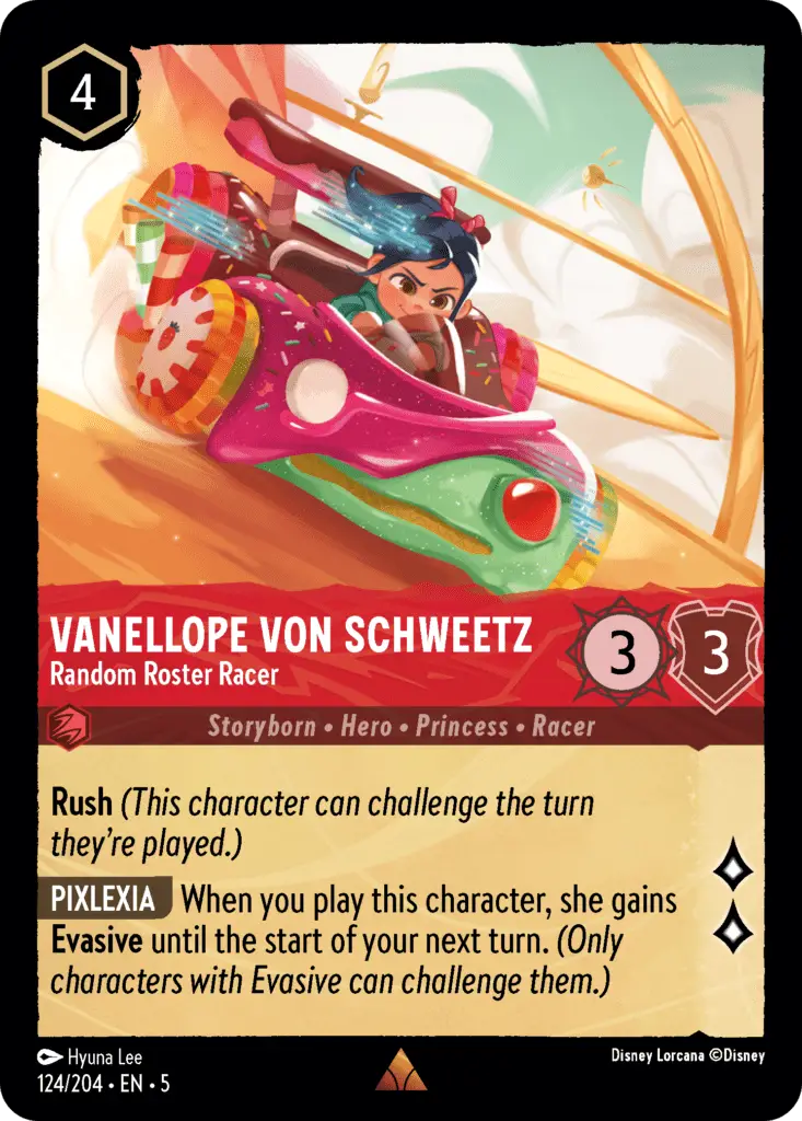 Shimmering Skies Booster Pack Vanellope Car Card