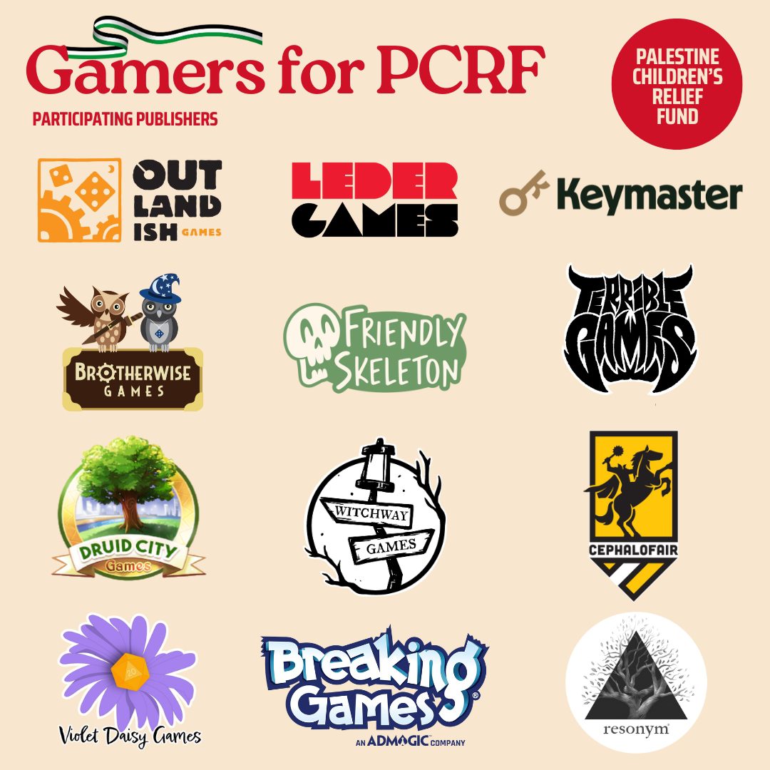 Gamers For PCRF publishers