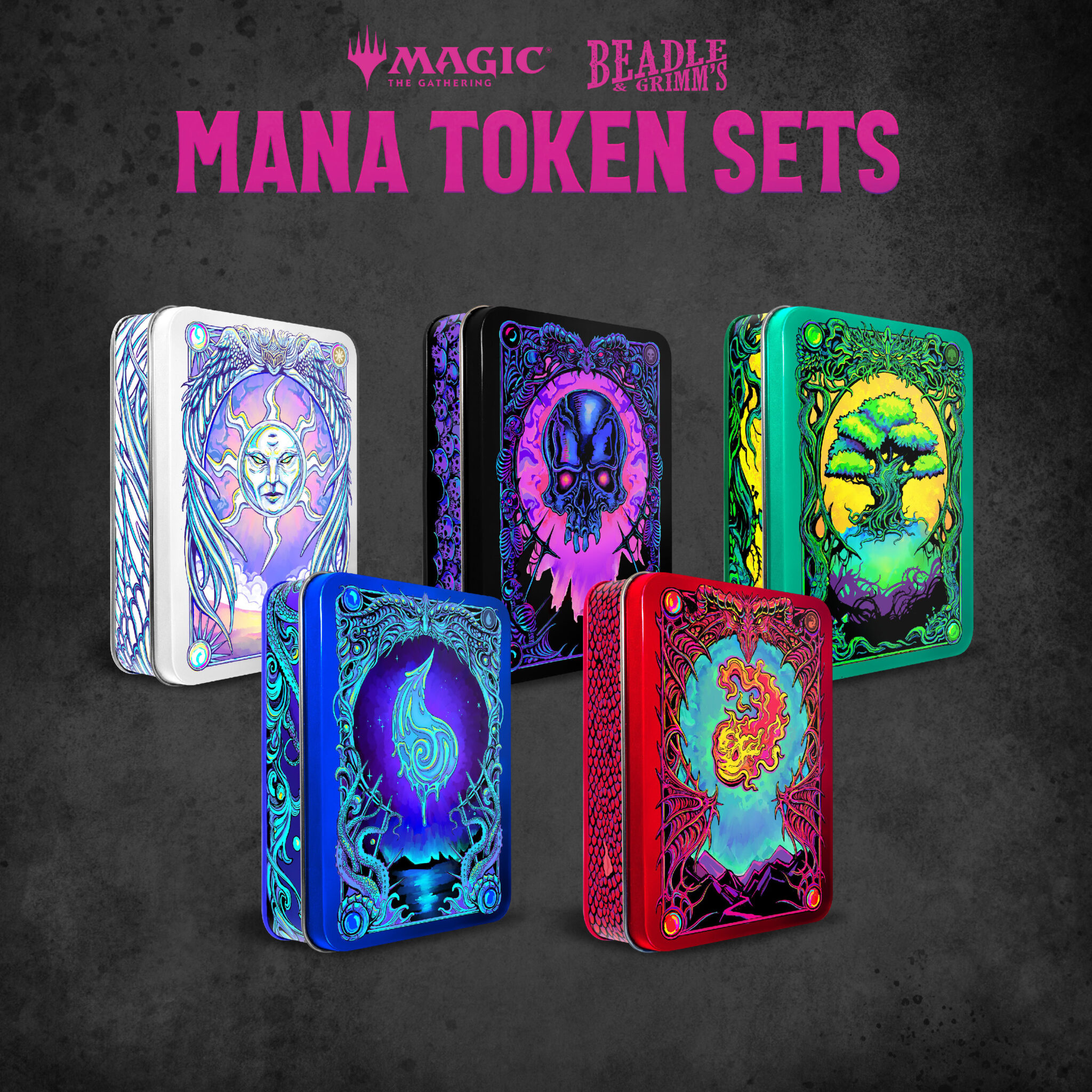 Beadle & Grimm's Magic: The Gathering mana token sets