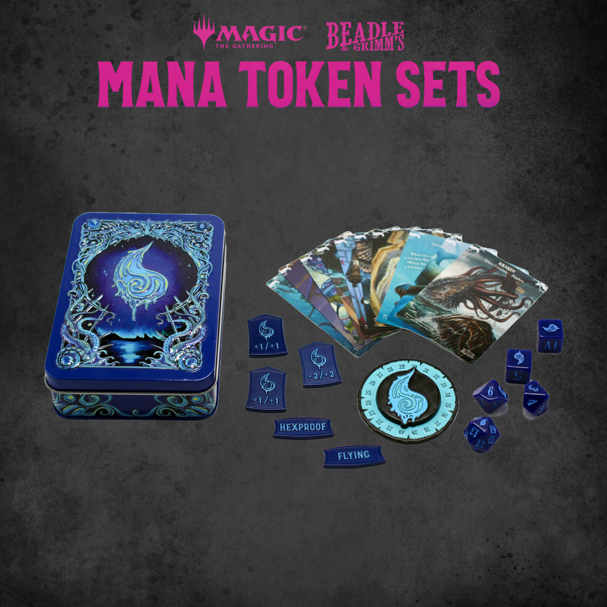 Beadle & Grimms Mana Blue Token Set