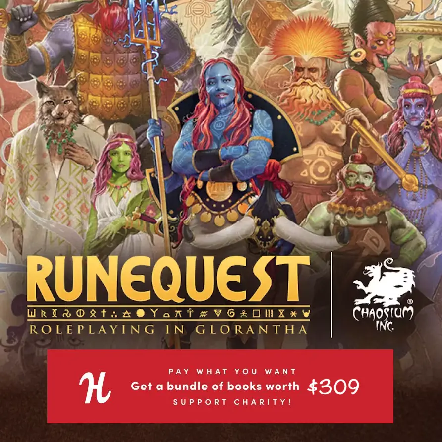 RuneQuest Humble Bundle banner