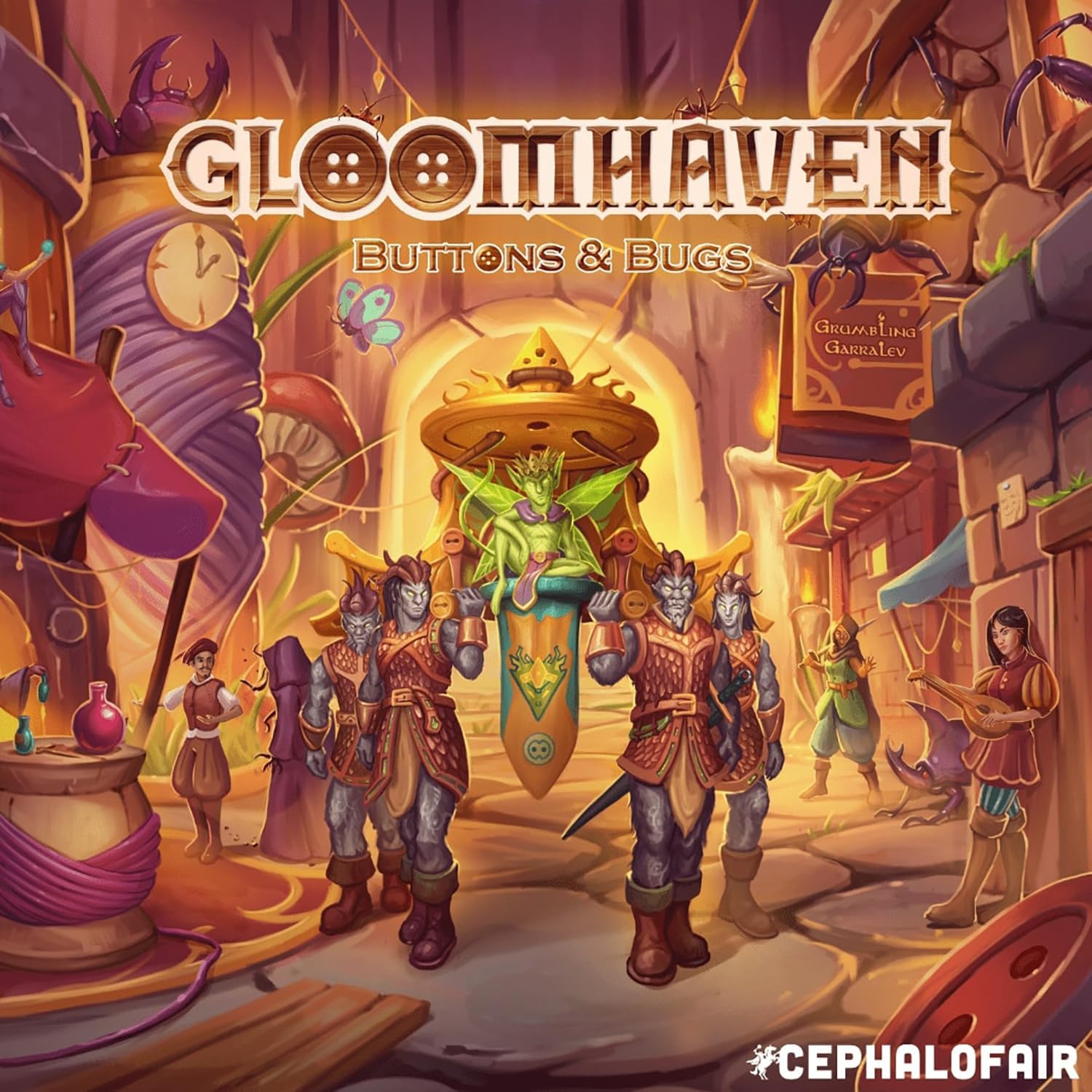 Gloomhaven Buttons & Bugs art