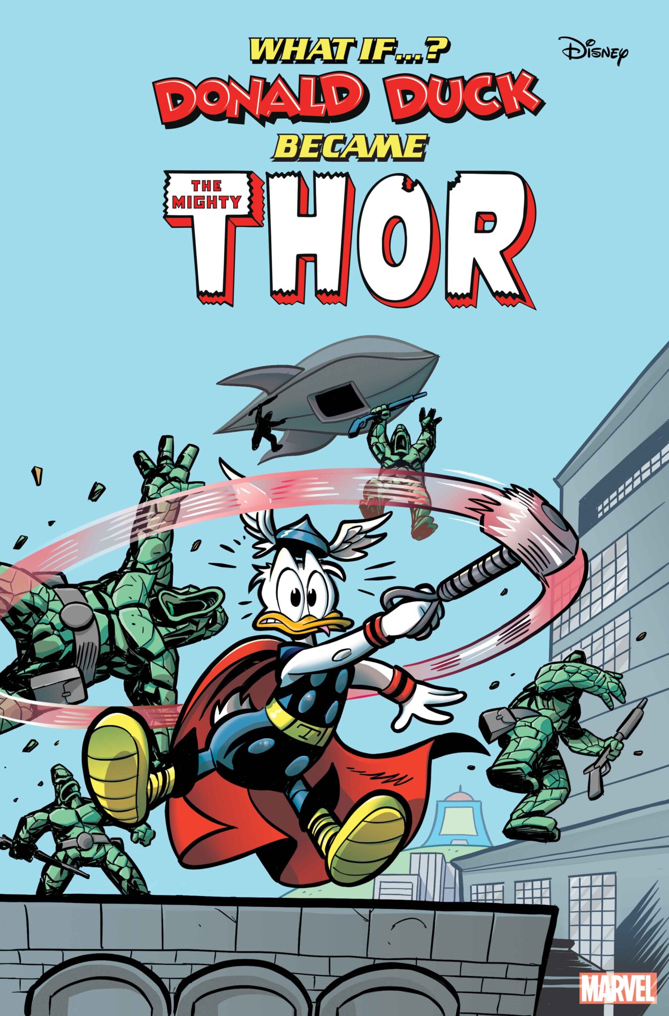 Marvel & Disney: What If…? Donald Duck Became Thor #1   Cover by LORENZO PASTROVICCHIO