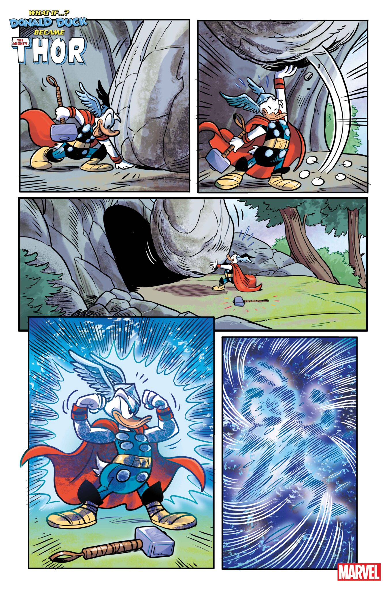 Marvel & Disney: What If…? Donald Duck Became Thor #1  page