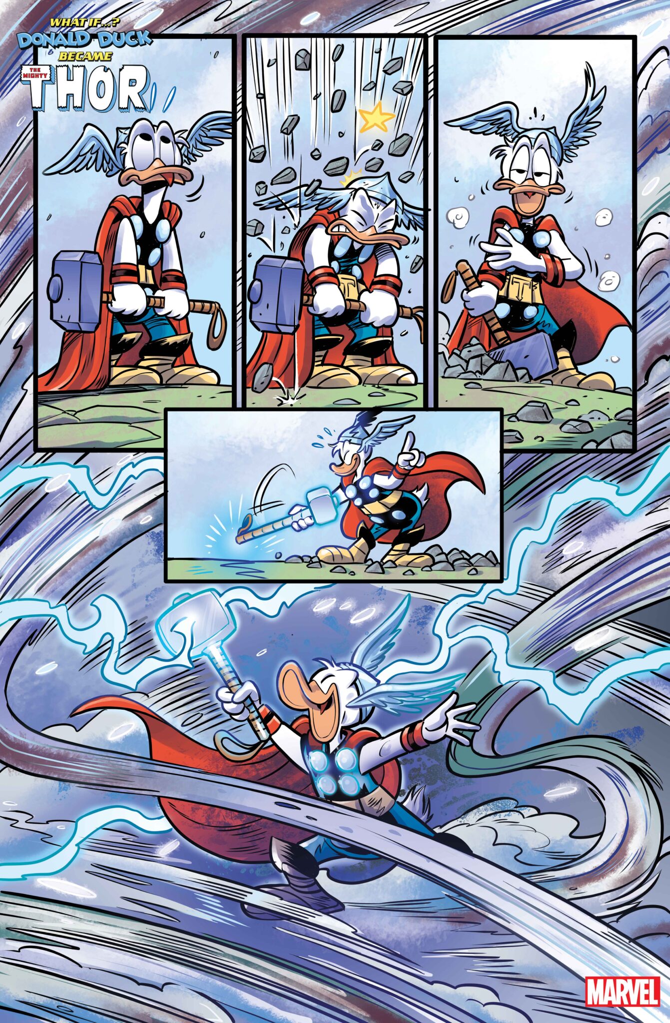 Marvel & Disney: What If…? Donald Duck Became Thor #1  page