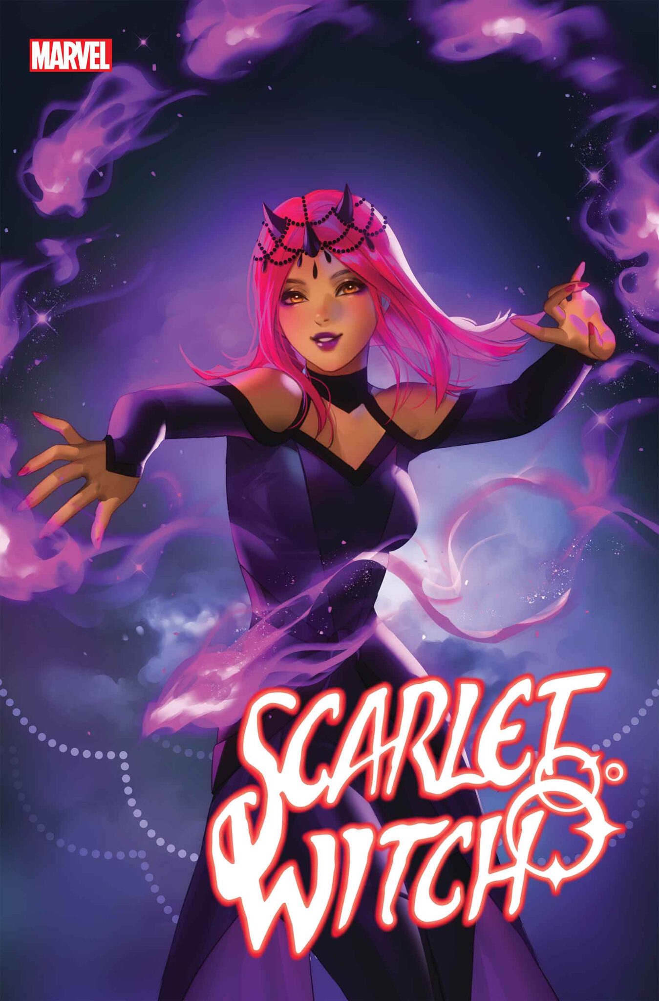 Scarlet Witch Amaranth Variant Cover by LEIRIX