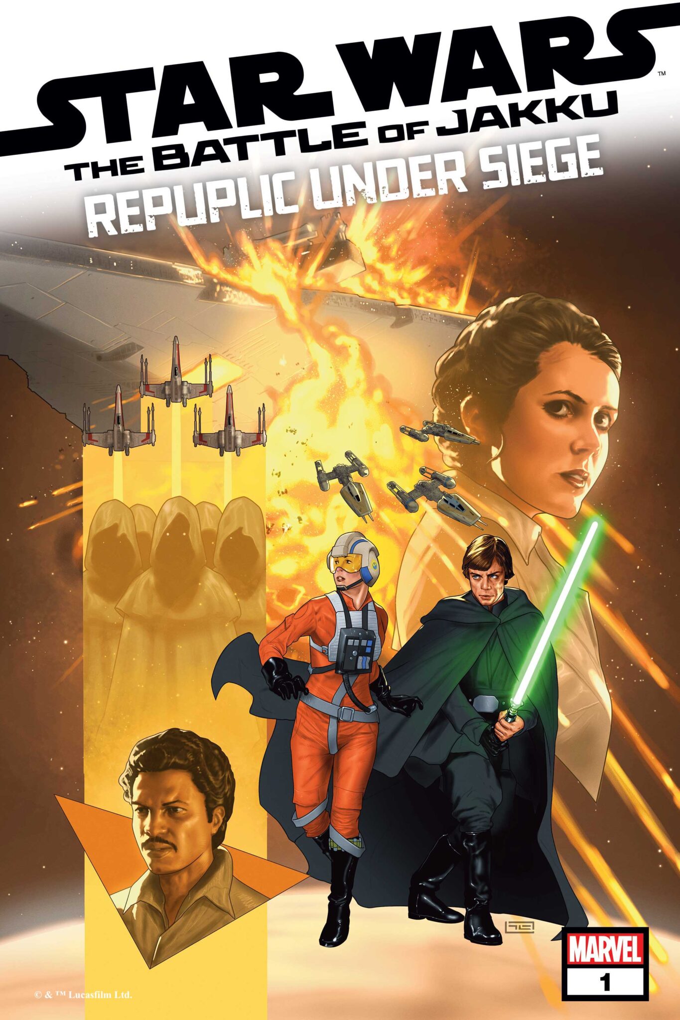  Star Wars: The Battle of Jakku — Republic Under Siege #1 cover