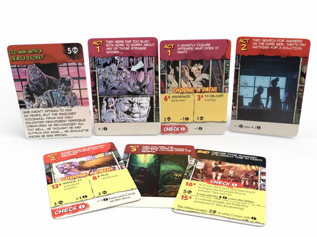 Creepshow: The Suspense Building Game cards