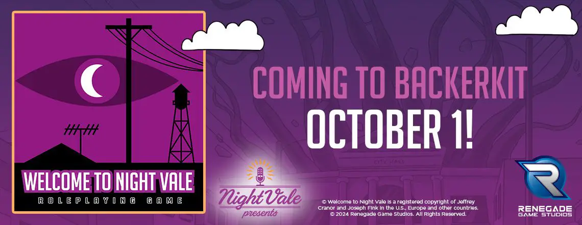  Welcome to Night Vale Roleplaying Game banner