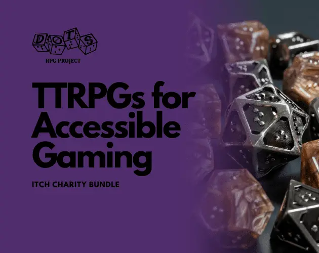 TTRPGs For Accessibility Bundle Banner