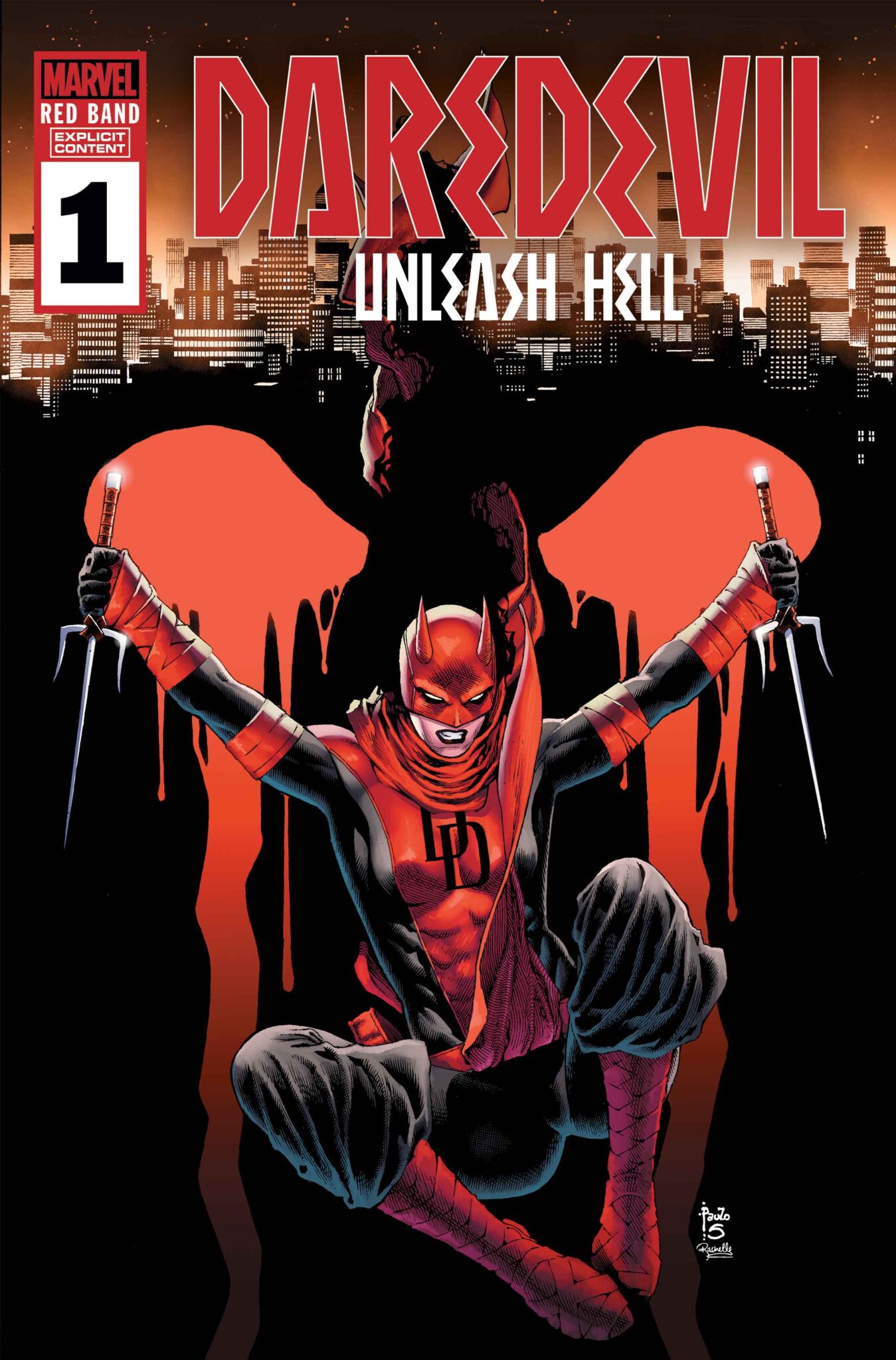 Daredevil Unleash Hell #1 cover