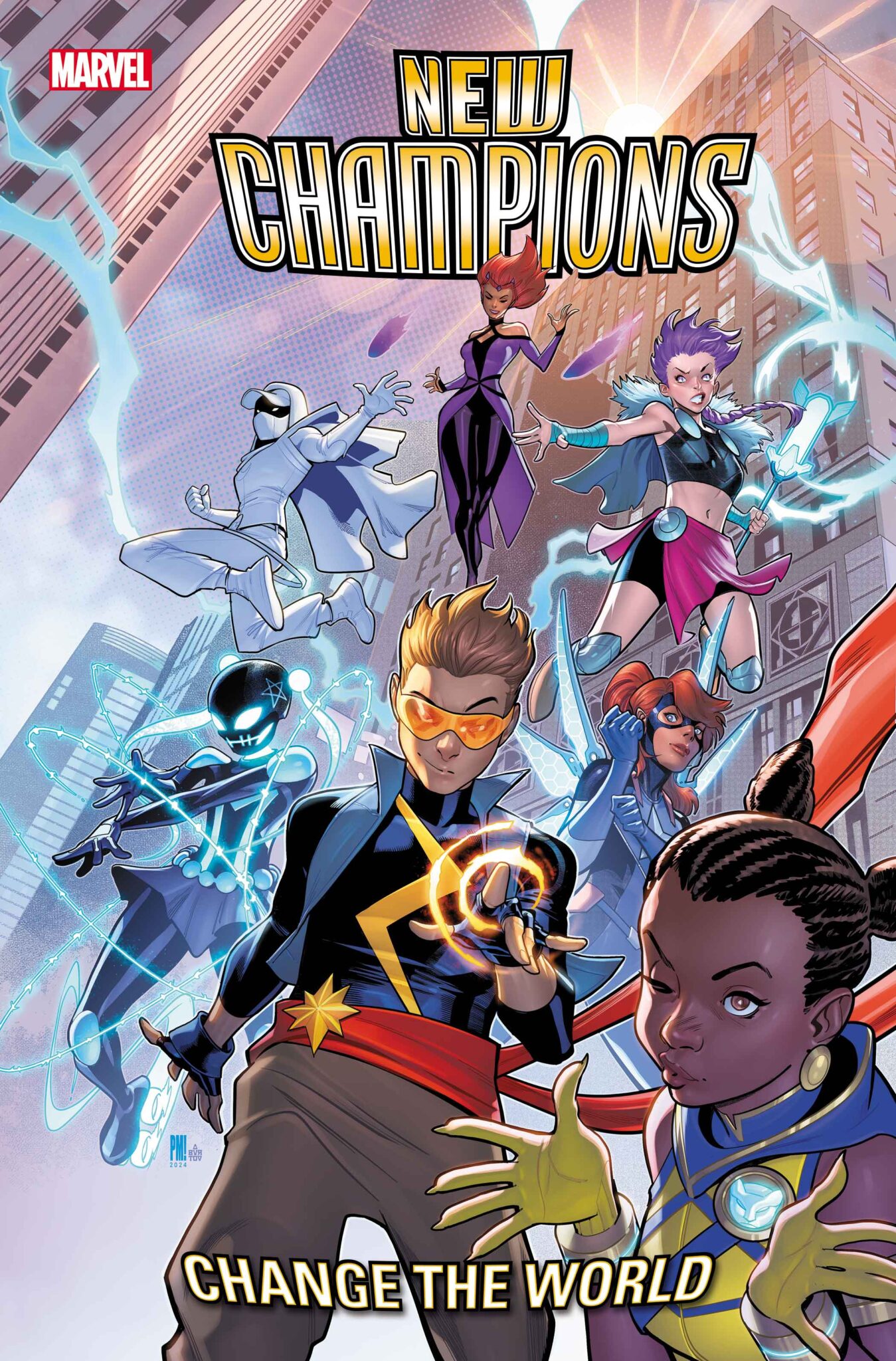  New Champions Variant Cover by PACO MEDINA