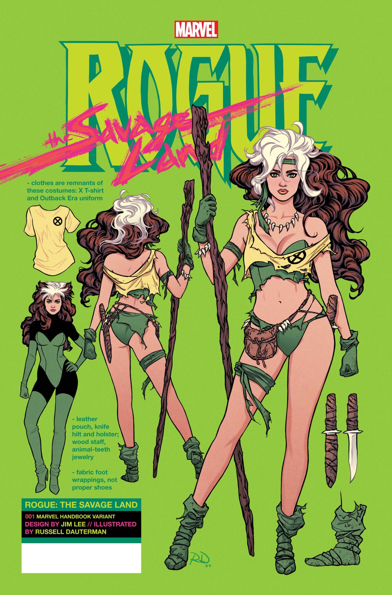  Rogue: The Savage Land #1 Variant Cover by RUSSELL DAUTERMAN