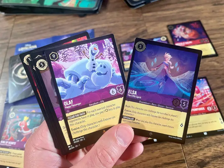 Lorcana Trading Card Game Disney Elsa and Olaf