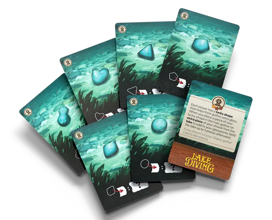 Lake diving expansion cards