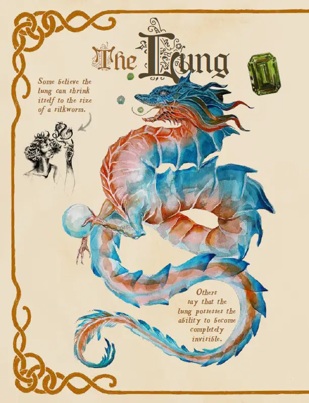 lung dragon from loreland bestiary