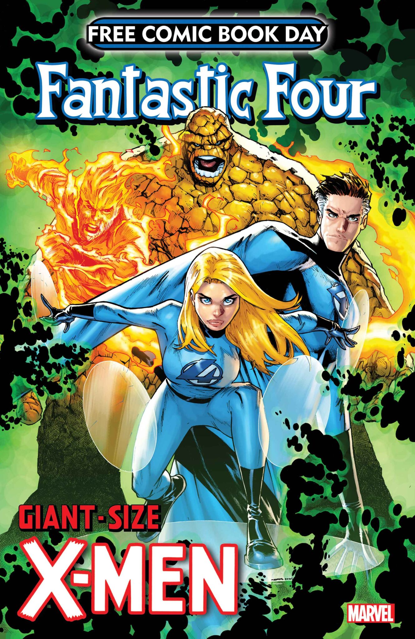 FREE COMIC BOOK DAY 2025: FANTASTIC FOUR/GIANT-SIZE X-MEN #1 cover