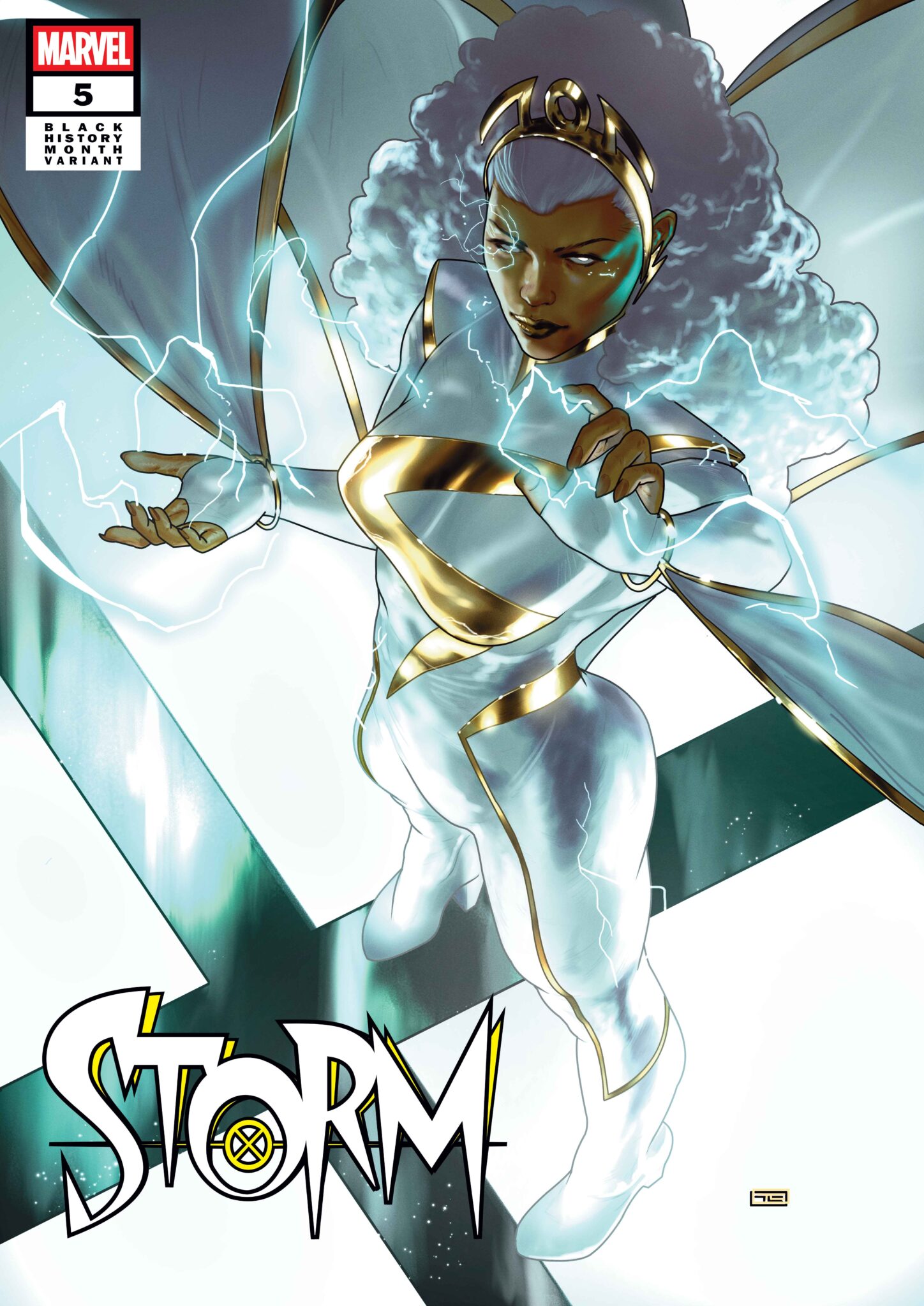 STORM #5 BLACK HISTORY MONTH VARIANT COVER BY TAURIN CLARKE