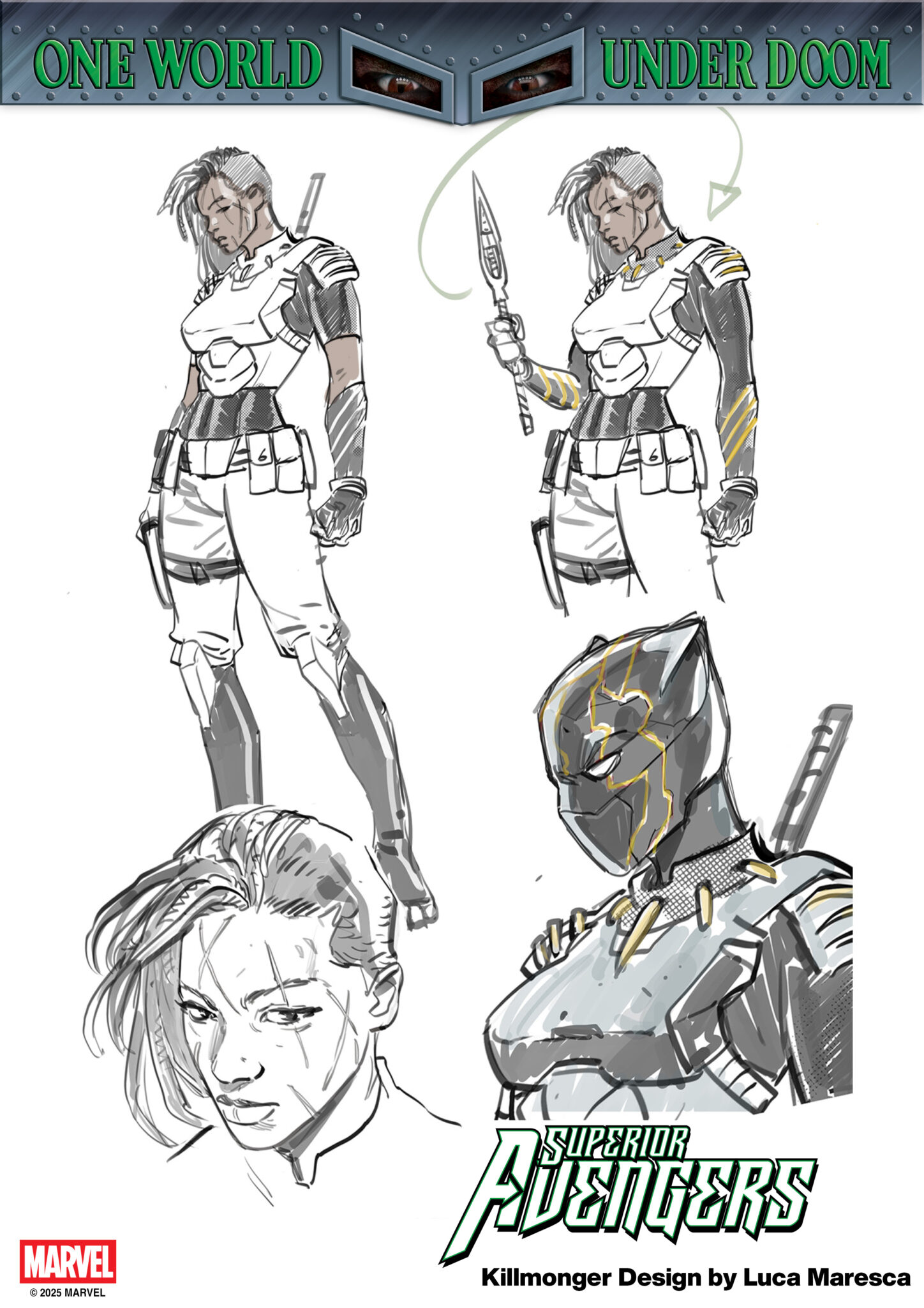 Superior Avengers Killmonger design