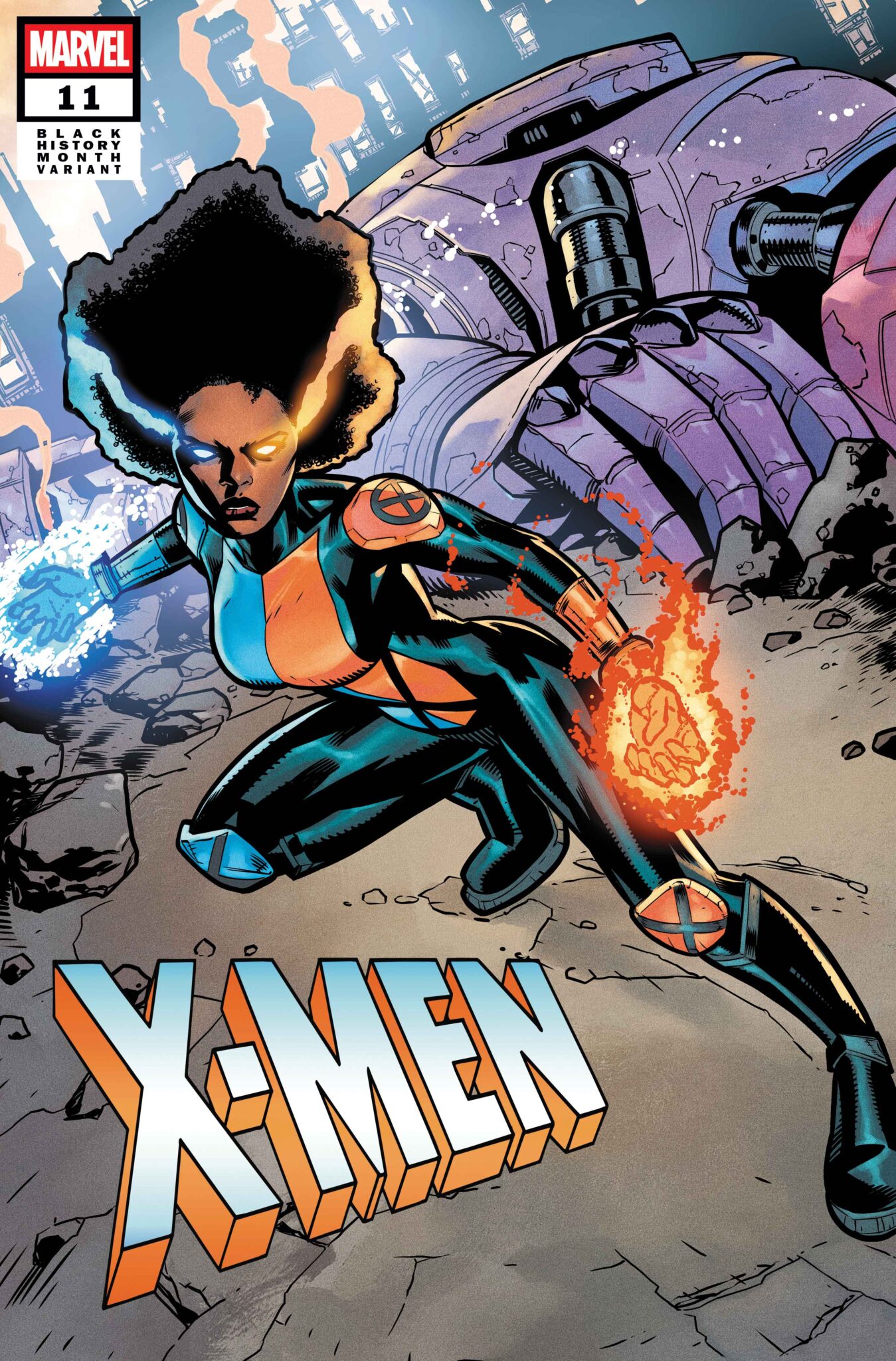 X-MEN #11 BLACK HISTORY MONTH VARIANT COVER BY CHRIS ALLEN 