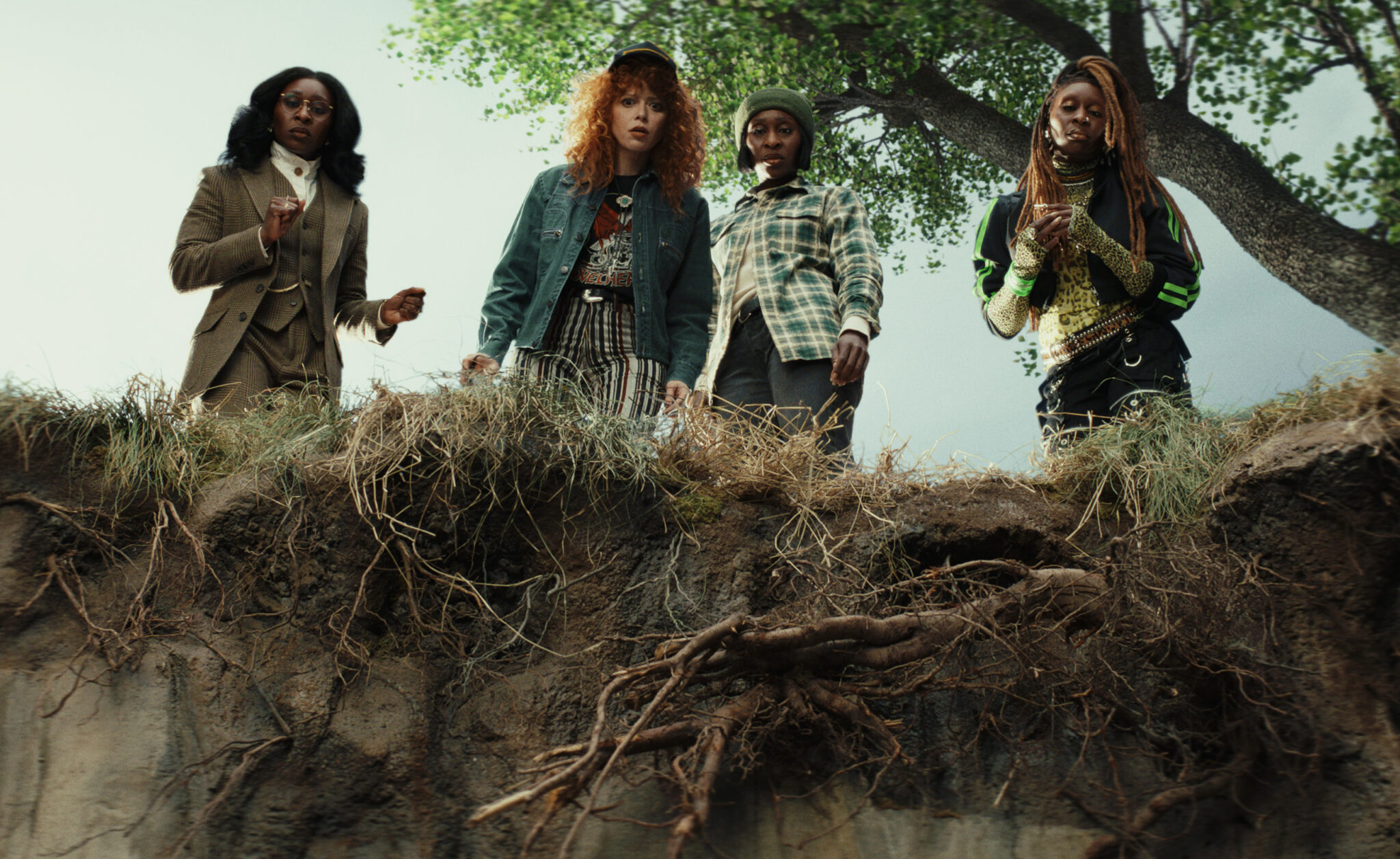 POKER FACE -- Pictured: (l-r) Cynthia Erivo as Sextuplets, Natasha Lyonne as Charlie Cale -- (Photo by: PEACOCK)