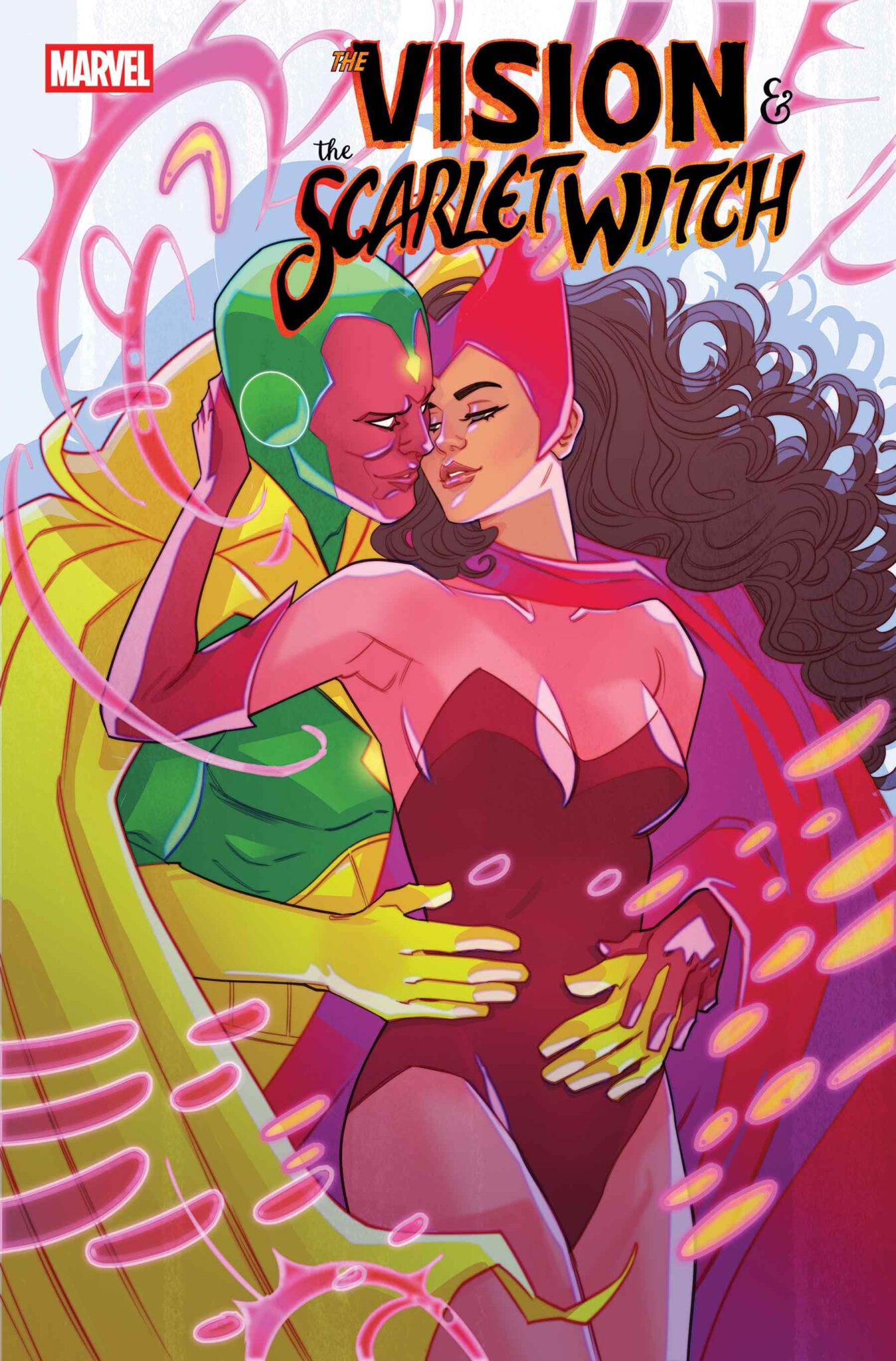 The Vision & Scarlet Witch Variant Cover by MARGUERITE SAUVAGE